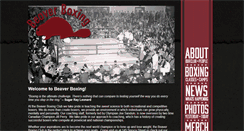 Desktop Screenshot of beaverboxing.ca
