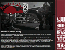 Tablet Screenshot of beaverboxing.ca